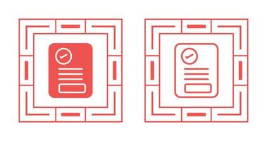 Document Approval Vector Icon