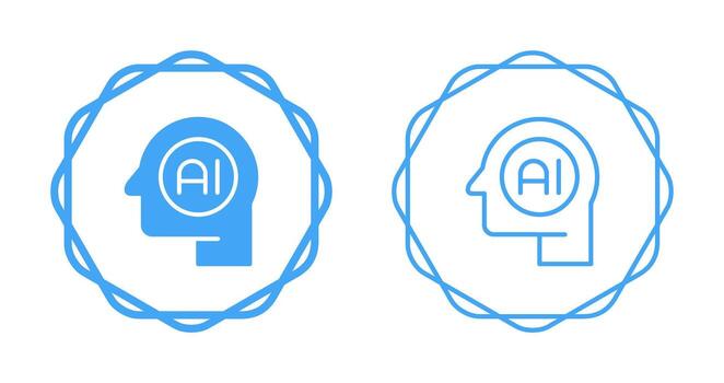 Artificial Intelligence Vector Icon