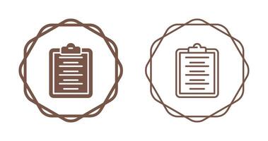 Writing Pad Vector Icon