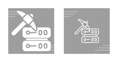 Data Mining Vector Icon