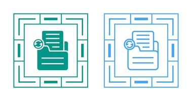 Document Sync Vector Icon