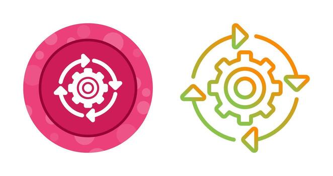 continuo integración vector icono