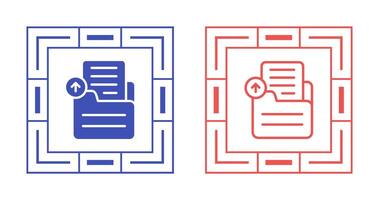 Document Upload Vector Icon