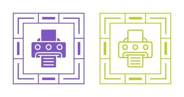 Document Print Vector Icon
