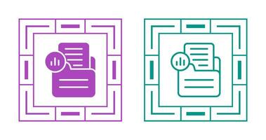 Document Analytics Vector Icon