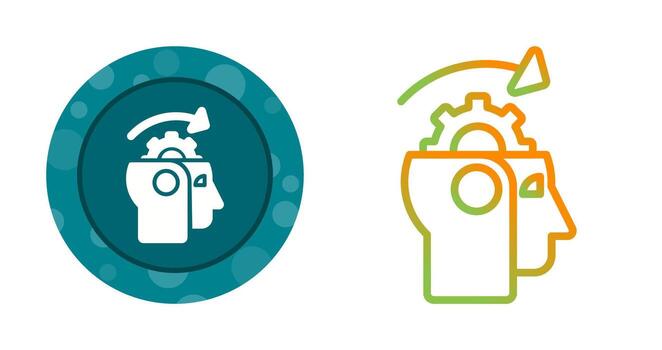 Machine Learning Vector Icon