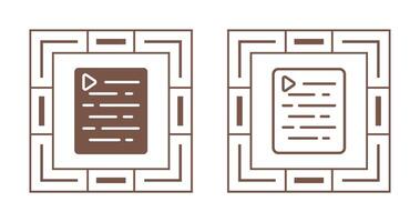 Document Indent Vector Icon