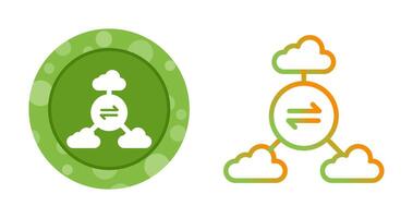 Multi-Cloud Vector Icon