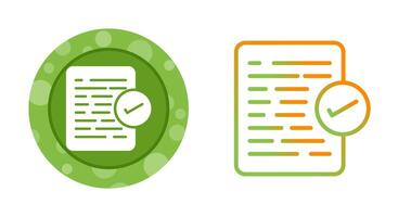 Document Approval Vector Icon