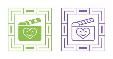 Romantic comedy movie Vector Icon