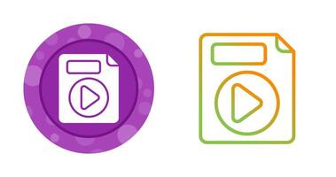 Video File Vector Icon