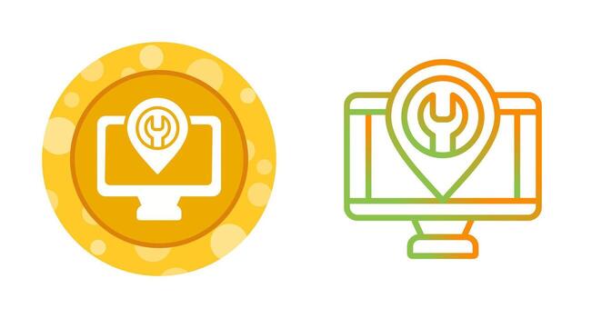 Computer Vector Icon