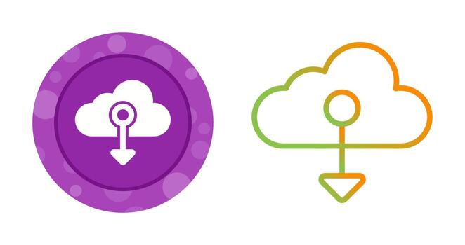 Cloud Native Vector Icon