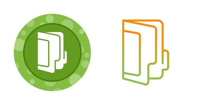 icono de vector de carpeta