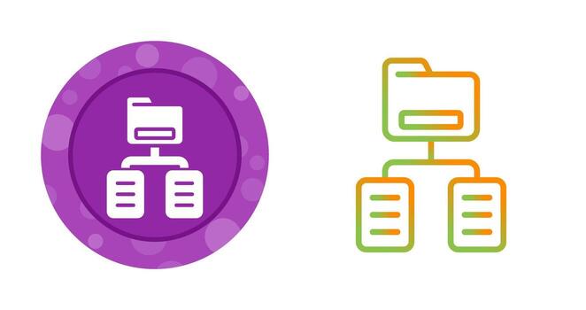documento clasificación vector icono