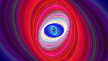 colorida abstrato elipse fundo - desatado ciclo movimento gráfico Projeto video