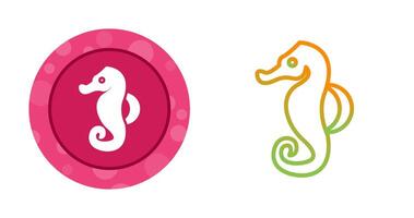 Seahorse Vector Icon