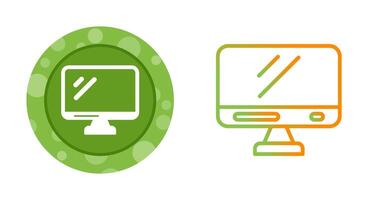 monitor de icono de vector