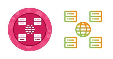 Content Delivery Network Vector Icon