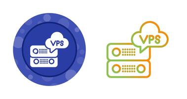 VPS Hosting Vector Icon