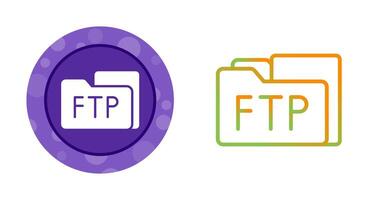 ftp acceso vector icono