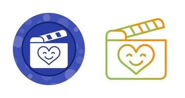 Romantic comedy movie Vector Icon