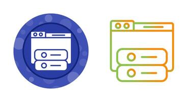 Windows Hosting Vector Icon