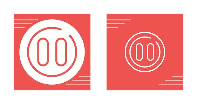 Pause Circle Vector Icon