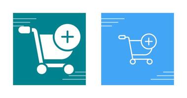 Shoping Cart Add Vector Icon