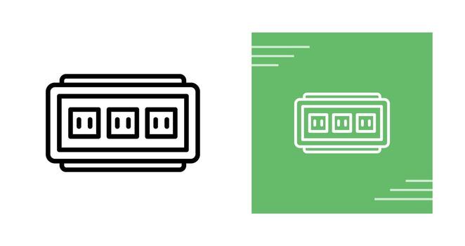 icono de vector de enchufe
