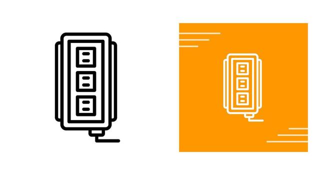 icono de vector de enchufe