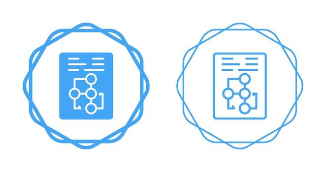 Document Workflow Vector Icon