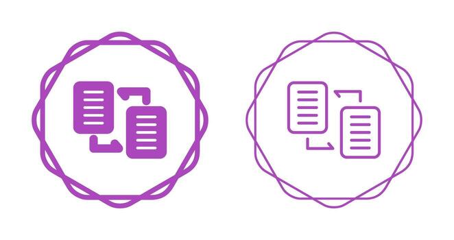 Document Distribution Vector Icon