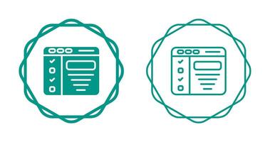 Design Brief Vector Icon