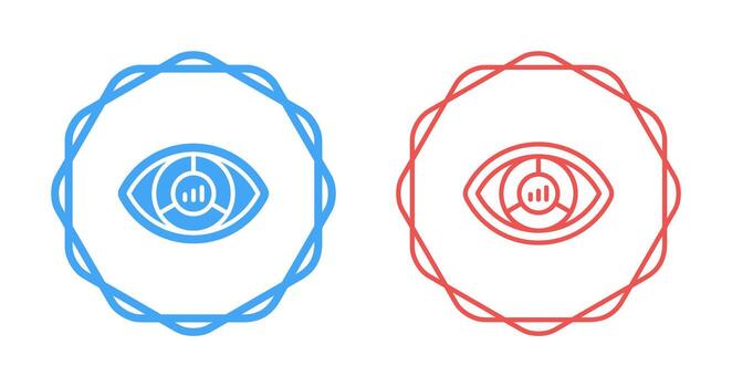 icono de vector de visualización de datos