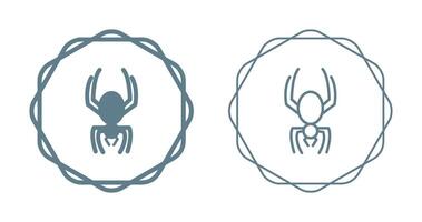 icono de vector de araña