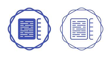 Document Indexing Vector Icon