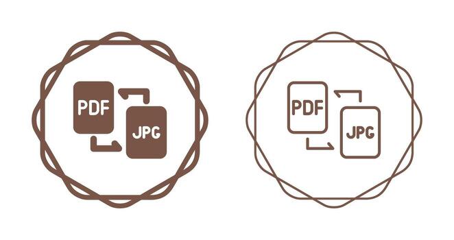 Document Conversion Vector Icon