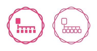 Card Sorting Vector Icon