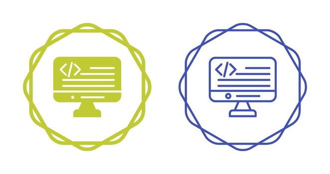 icono de vector de lenguaje de programación