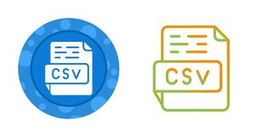 CSV Vector Icon