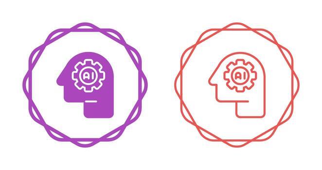 Artificial Intelligence Vector Icon