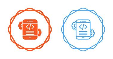 Mobile App Development Vector Icon