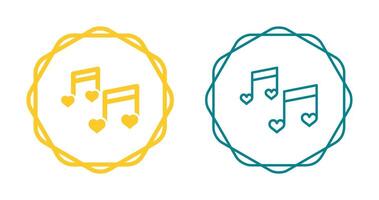 Romantic music Vector Icon