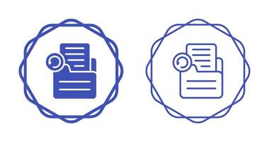 Document Undo Vector Icon