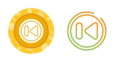 Previous Track Button Vector Icon