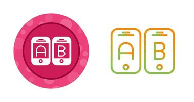A B Testing Vector Icon