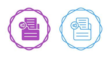 Document Insert Audio Vector Icon