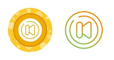 Video Previous Track Circl Vector Icon