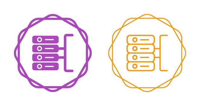 icono de vector de base de datos